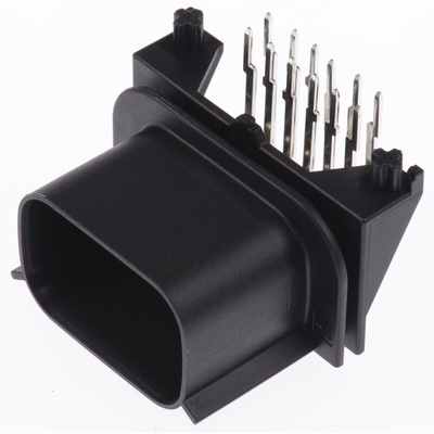 Molex MX120G Series Right Angle Through Hole PCB Header, 12 Contact(s), 3.2mm Pitch, 2 Row(s), Shrouded