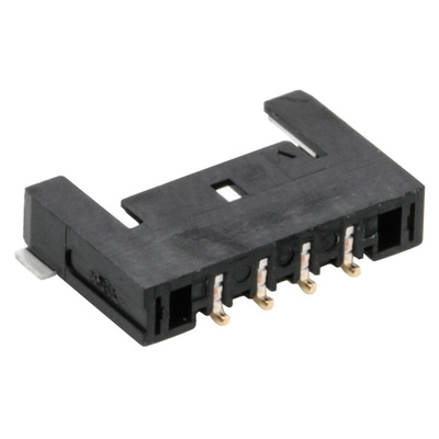 Molex Pico-Lock Series Right Angle Surface Mount PCB Header, 4 Contact(s), 1.5mm Pitch, 1 Row(s), Shrouded