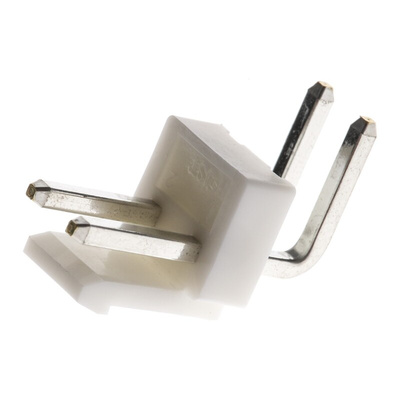 JST VH Series Right Angle Through Hole PCB Header, 2 Contact(s), 3.96mm Pitch, 1 Row(s), Shrouded