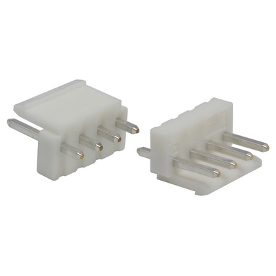 JST VH Series Straight Through Hole PCB Header, 4 Contact(s), 3.96mm Pitch, 1 Row(s), Shrouded