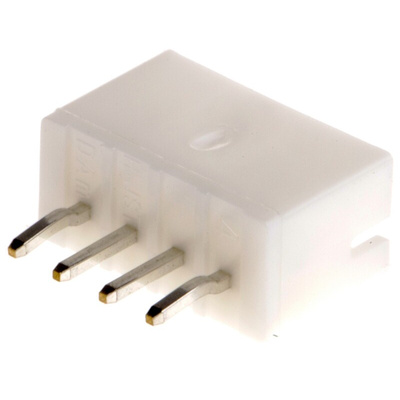JST PH Series Straight Through Hole PCB Header, 4 Contact(s), 2.0mm Pitch, 1 Row(s), Shrouded
