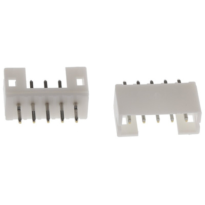 JST PH Series Straight Through Hole PCB Header, 5 Contact(s), 2.0mm Pitch, 1 Row(s), Shrouded