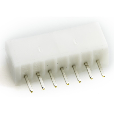 JST PH Series Straight Through Hole PCB Header, 7 Contact(s), 2.0mm Pitch, 1 Row(s), Shrouded