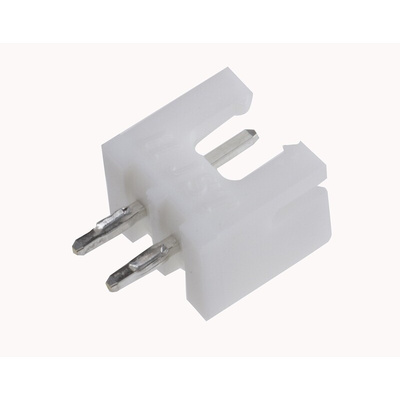 JST XH Series Straight Through Hole PCB Header, 2 Contact(s), 2.5mm Pitch, 1 Row(s), Shrouded