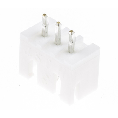 JST XH Series Straight Through Hole PCB Header, 3 Contact(s), 2.5mm Pitch, 1 Row(s), Shrouded