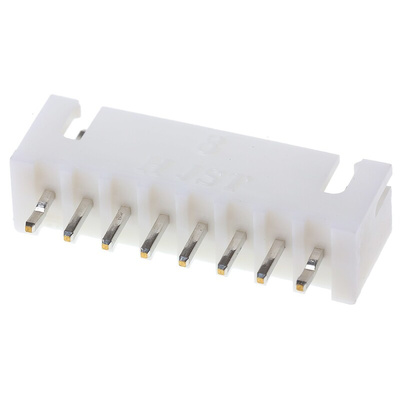 JST XH Series Straight Through Hole PCB Header, 8 Contact(s), 2.5mm Pitch, 1 Row(s), Shrouded