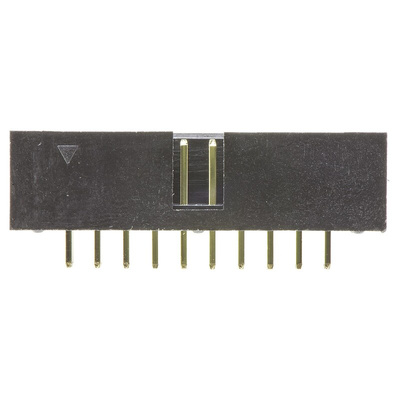 Amphenol T821 Series Straight Through Hole PCB Header, 20 Contact(s), 2.54mm Pitch, 2 Row(s), Shrouded