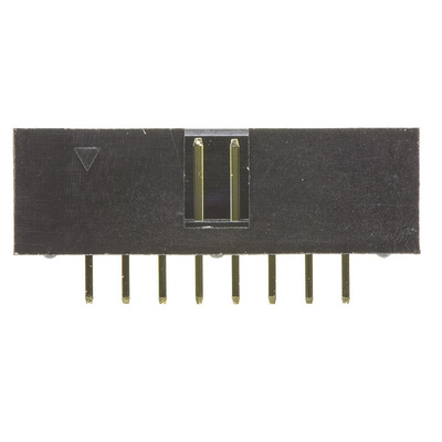 Amphenol T821 Series Straight Through Hole PCB Header, 16 Contact(s), 2.54mm Pitch, 2 Row(s), Shrouded