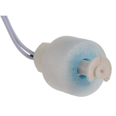 RS PRO Vertical PP Float Switch, Float, 300mm Cable, Direct Load, 250V ac Max, 200V dc Max