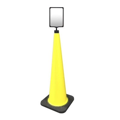 RS PRO Weighted Yellow 900 mm PVC Safety Cone