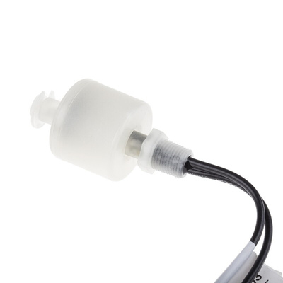 RS PRO Vertical Polypropylene Float Switch, Float, 1m Cable, NO/NC, 240V ac Max, 120V dc Max