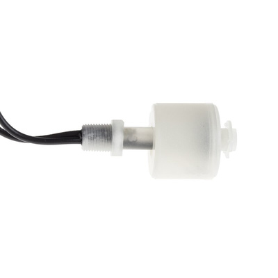 RS PRO Vertical Polypropylene Float Switch, Float, 1m Cable, NO/NC, 240V ac Max, 120V dc Max