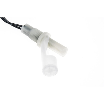 RS PRO Horizontal External Polypropylene Float Switch, Float, 1m Cable, SPNO, 240V ac Max, 120V dc Max