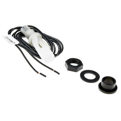 RS PRO Horizontal External Polypropylene Float Switch, Float, 1m Cable, SPNO, 240V ac Max, 120V dc Max