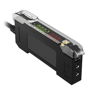 Banner Fibre Amplifier 3000 mm, PNP, Push Pull Output IO-Link, 960 mW, IP50, 10 → 30 V dc