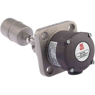RS PRO Flange Mount Aluminium (Enclosure), SS 316L (Float) Float Switch, Float, SPDT, 250V ac Max, 30V dc Max