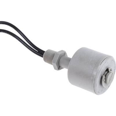 RS PRO Vertical Polyphenylene Sulfide Float Switch, Float, 1m Cable, NO/NC, 240V ac Max, 120V dc Max