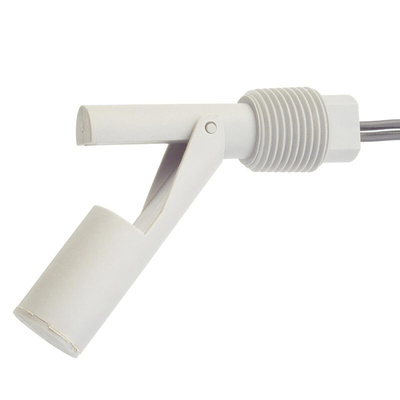 RS PRO Horizontal Polypropylene Float Switch, Float, 1m Cable, NO/NC, 240V ac Max, 120V dc Max