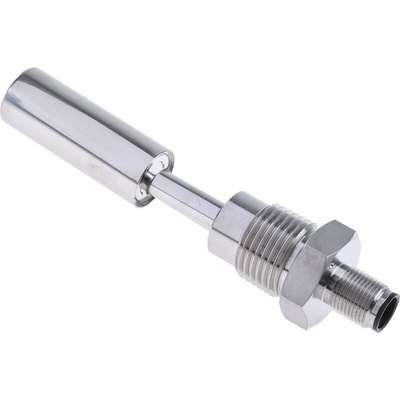 RS PRO External, Horizontal 304 Stainless Steel (Stem), 316 Stainless Steel (Float) Float Switch, Float, NO/NC, 300V ac