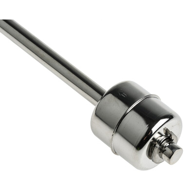 RS PRO Internal Stainless Steel Float Switch, Float, 1m Cable, NO/NC, 250V ac Max, 120V dc Max