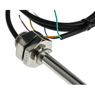 RS PRO Internal Stainless Steel Float Switch, Float, 1m Cable, NO/NC, 250V ac Max, 120V dc Max