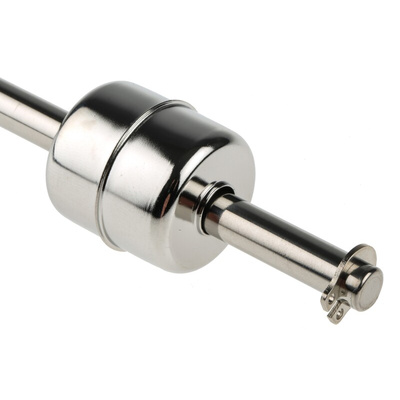 RS PRO Internal Stainless Steel Float Switch, Float, 1m Cable, NO/NC, 250V ac Max, 120V dc Max