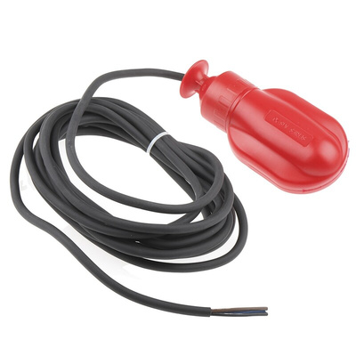 Sensata / Cynergy3 MS Series Cable Mount PE Float Switch, Float, 5m Cable, NO, 250V ac Max, 24V dc Max
