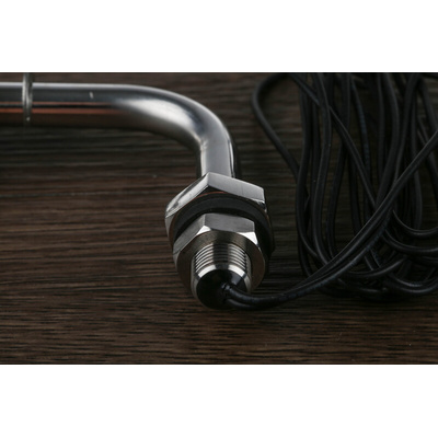 RS PRO Horizontal Stainless Steel Float Switch, Float, 300mm Cable, Direct Load, 300V ac Max, 300V dc Max