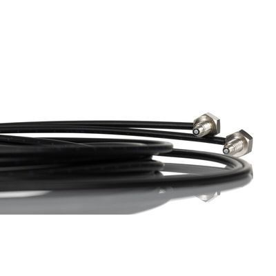 RS PRO Plastic Fibre Optic Sensor 150 mm, 500 mm, 2000 mm, NPN /PNP (Fiber amplifier FD3 series) Output, 0.8 →