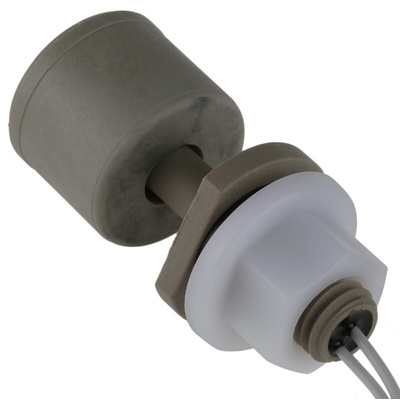 Sensata/Cynergy 3 RSF50 Series Vertical Polyphenylene Sulfide Float Switch, Float, 500mm Cable, NO/NC, 240V ac Max,