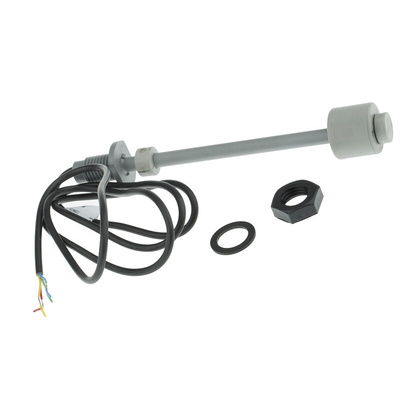 Cynergy3 RSF66 Series Vertical Polyphenylene Sulfide Float Switch, Float, 1m Cable, Direct Load, 240V ac Max, 120V dc