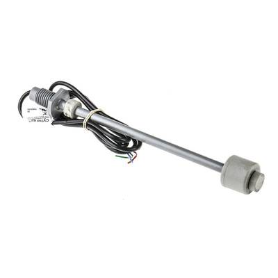 Sensata/Cynergy 3 RSF66 Series Vertical Polyphenylene Sulfide Float Switch, Float, 1m Cable, Direct Load, 240V ac Max,