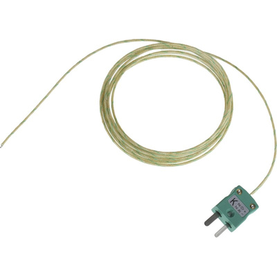 RS PRO Type K Thermocouple 2m Length, 1/0.315mm Diameter → +350°C