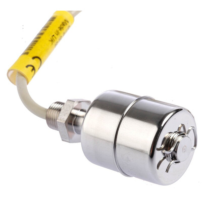 Gems Sensors Horizontal, Vertical Stainless Steel Float Switch, Float, 1m Cable, Relay