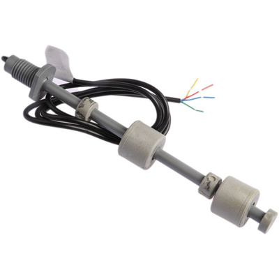 Sensata / Cynergy 3 RSF66 Series Vertical Polyphenylene Sulfide Float Switch, Float, 1m Cable, Direct Load, 240V ac