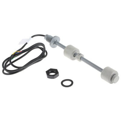 Sensata/Cynergy 3 RSF66 Series Internal Polyphenylene Sulfide Float Switch, Float, 1m Cable, Direct Load, 240V ac Max,
