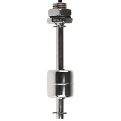 Sensata/Cynergy 3 SSF67 Series Vertical Stainless Steel Float Switch, Float, Direct Load, 250V ac Max, 120V dc Max