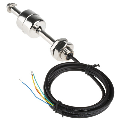 Sensata/Cynergy 3 SSF67 Series Vertical Stainless Steel Float Switch, Float, Direct Load, 250V ac Max, 120V dc Max