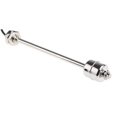 Sensata / Cynergy3 SSF67 Series Vertical Stainless Steel Float Switch, Dual Switch Point Float, 1m Cable, Direct Load,