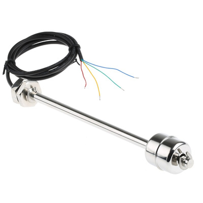 Sensata / Cynergy3 SSF67 Series Vertical Stainless Steel Float Switch, Dual Switch Point Float, 1m Cable, Direct Load,
