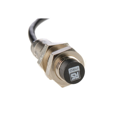 RS PRO Inductive Barrel-Style Proximity Sensor, M12 x 1, 4 mm Detection, PNP Normally Open Output, 10 → 30 V dc,