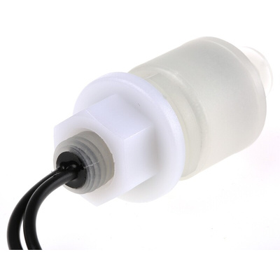 Sensata/Cynergy 3 RSF50 Series Vertical Polypropylene Float Switch, Float, 1m Cable, NO/NC, 300V ac Max, 300V dc Max