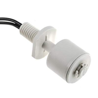 Sensata / Cynergy3 RSF50 Series Vertical Polypropylene Float Switch, Float, 1m Cable, NO/NC, 240V ac Max, 120V dc Max