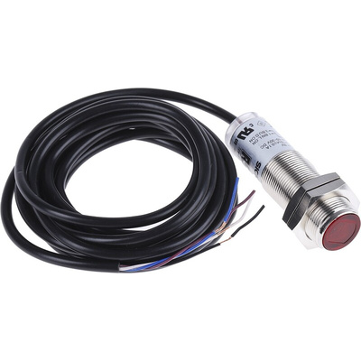 RS PRO Retroreflective Photoelectric Sensor, Barrel Sensor, 50 mm → 7 m Detection Range