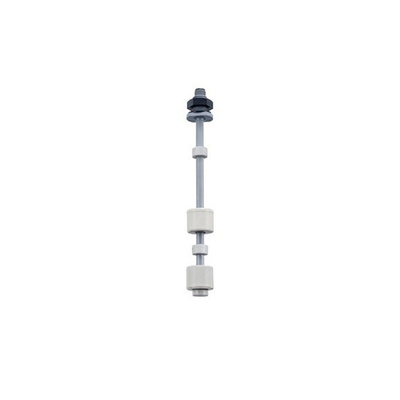 Cynergy3 RSF66P Series Vertical Polyphenylene Sulfide Float Switch, Float, 2NO, 240V ac Max, 120V dc Max