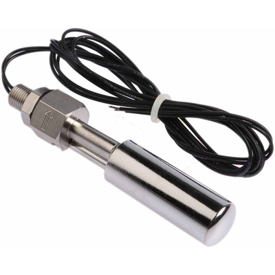 Cynergy3 SSF211 Series Horizontal Stainless Steel Float Switch, Float, 1m Cable, NO/NC, 300V ac Max, 300V dc Max