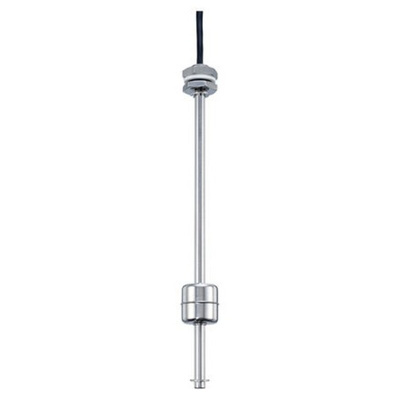 Sensata / Cynergy3 SSF67 Series Vertical Stainless Steel Float Switch, Float, 1m Cable, NO/NC, 250V ac Max, 120V dc Max