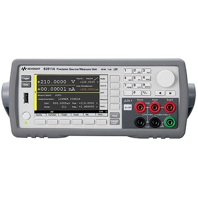 Keysight Technologies B2911A Sourcemeter, 1 Ch, 2 Ω → 200 MΩ 10.5 (Pulsed Output) A, 3 (DC Output) A