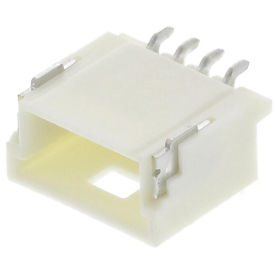 Molex Pico-Clasp Series Right Angle Surface Mount PCB Header, 4 Contact(s), 1.0mm Pitch, 1 Row(s), Shrouded