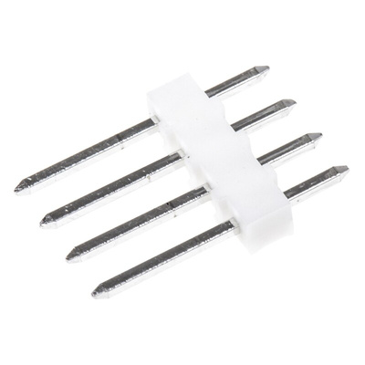 Molex KK 254 Series Straight Through Hole Pin Header, 4 Contact(s), 2.54mm Pitch, 1 Row(s), Unshrouded